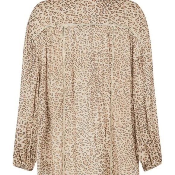 Spell & The Gypsy Collective M/L Frankie Leopard Print Blouse - Picture 6 of 16
